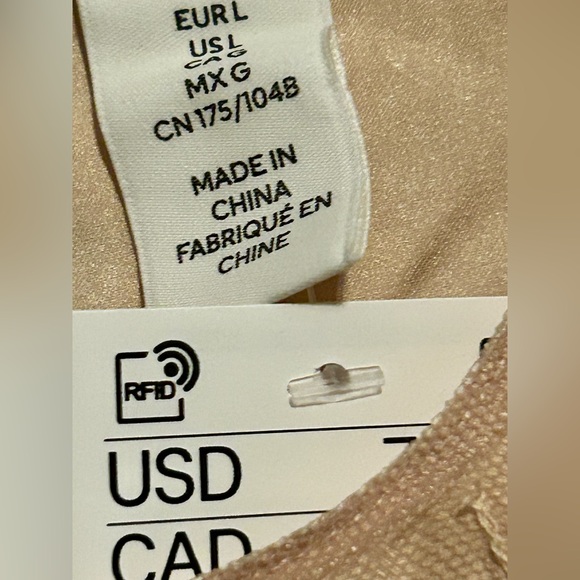 HM beaded sequin mini slip dress size large NWT - Picture 8 of 11